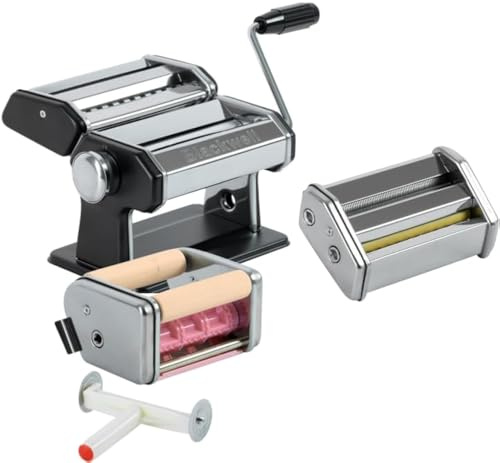 Blackwell Nudelmaschine Set (mit 2 Aufsätzen) - Schwarz
