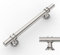 Amerdeco 10 Pack Brushed Satin Nickel Cabinet Pulls 3.75 Inch(96MM) Hole Centers Kitchen Cabinet Handles Cabinets Hardware Drawer Pulls AM002