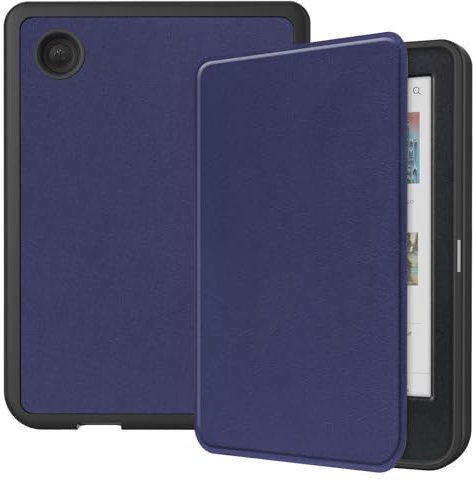 Lemxiee Custodia per Kobo Clara Colour Cover,Custodia in pelle PU con Auto Svegliati/Sonno/Slim fit per Kobo Clara Colour 2024 case