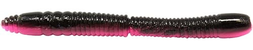 FTM Lifter Lures Wurmy Cheese 6,5cm - 10 Gummiwürmer, Farbe:Hot Pink/Black