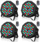 U`King 4PCS Wiederaufladbar LED Par Strahler, RGB 36 LED Bühnenlicht mit Fernbedienung und Timing für Hochzeit DJ Disco Events Indoor Outdoor