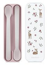 Mepal - Cuillère pour Bébé Mio Little Dutch, Cuillère d'Alimentation pour Nourrisson à Long Manche, Cuillère pour Diversification Alimentaire, Ustensiles pour Bébé, Set de 2, Fairy Garden