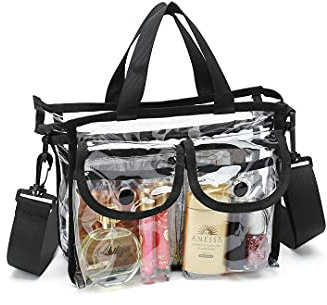 Tohrugue Trousse de Toilette Transparente,Pochette Maquillage Rangement,Trousse de Toilette Voyage, PVC Étanche Trousse de Maquillage pour Hommes et Femmes