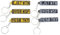 Custom Number Plate Keyring, Personalised Car Registration Key Chain (65mm x 15mm) - 4 Options to choose from!