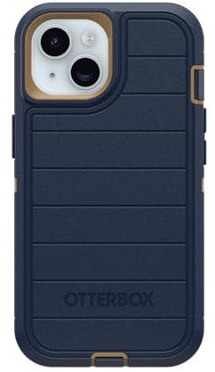 OtterBox iPhone 16e (Only) - Defender Series Case - Blue Suede Shoes - Case Only - Rugged & Durable - with Port Protection - Microbial Defense Protection