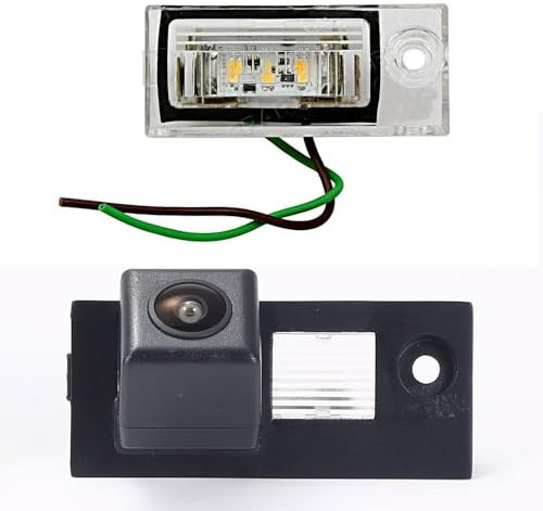 HD Kennzeichenbeleuchtung Rückfahrkamera Auto Rückansicht Kamera Einparkhilfe Rückfahrsystem, Ersatz für Audi A6 S6 4B 4B2 C5 Limousine/A4 S4 B5 8D5 Sedan 1997-2005 (OEM: 4B5943021,4B5943022,00306901)