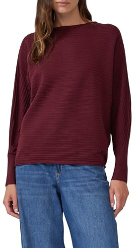 s.Oliver Pullover in Rippstruktur mit Fledermausärmeln