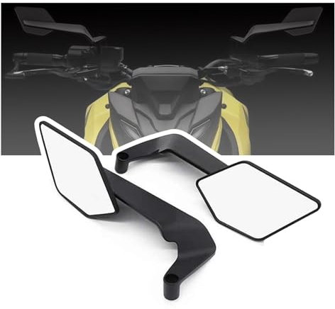 HKSOPC Motorrad Rückspiegel für Yamaha MT 125 YZF R125, Einstellbare Motorrad Spiegel, Motorrad-Seitenspiegel Modifizierte Motorradspiegel, Winglets Spiegel Kits