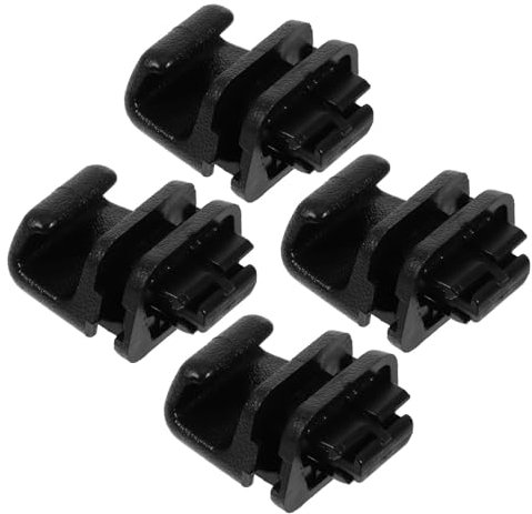 QUMIIRITY 4 PièCes Crochets De Rideaux pour Portes ArrièRe Crochet De Fixation sans Outils Pare-Soleil IntéRieur pour FenêTre Voiture Usage Polyvalent Maison Voyage