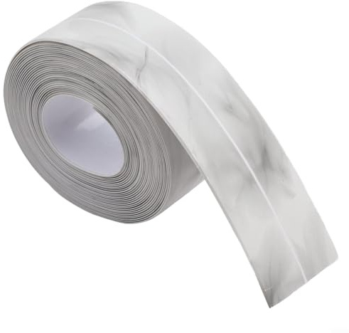 PVC Wasserdichtes Kantenschutzband zum Abdichten für Küchen- und Badezimmerecken, verhindert Wasser- und Schmutzansammlungen auf Oberflächen rund um Öfen, Waschbecken und Badewannen (B)