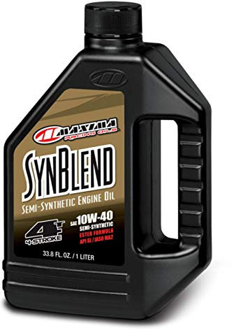 Maxima 34901B Syn Blend Ester 10w40 Motorrad Motoröl - 1L