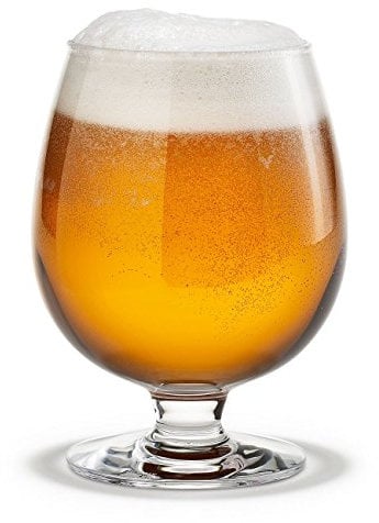 Holmegaard Bierglas 44 cl Det danske Glas aus mundgeblasenem Glas, klar
