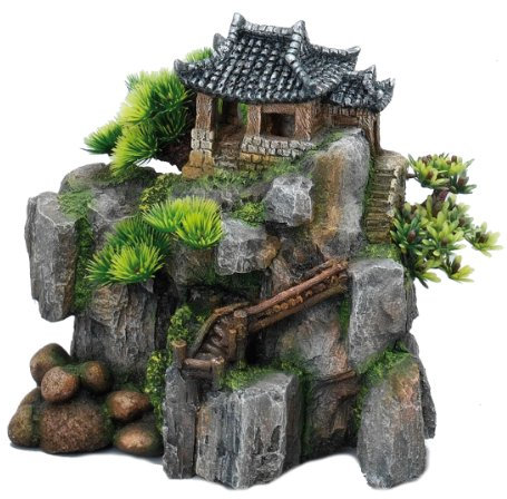 Europet Bernina Décor pour Aquarium en Polyrésine Korean Cottage 230 x 135 x 220 mm