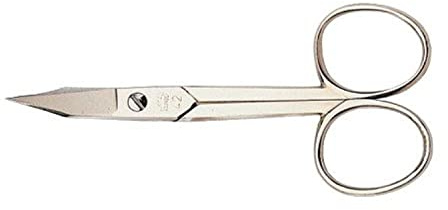 nippes Solingen professionelle Nagelschere | Schere aus gehärtetem Stahl | 9 cm | Schließhalm | Ergänzung für jedes Pediküre-, Maniküre-Set | Vernickelt | Qualität aus Solingen