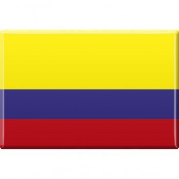 Küchenmagnet - KOLUMBIEN - Gr. ca. 8 x 5,5 cm - 38945 - Magnet
