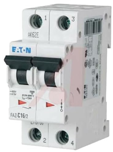 Eaton 278748 Circuit Breaker, Electric Breakers, 2 A, Pack of 2, C/Char