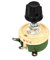 sourcing map 25W 100 Ohm Runde Keramik Drahtgewickelt Potentiometer einstellbar Widerstand R