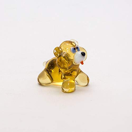 CRISTALICA Bärchen Mini Plus 4-5cm Glas Tiere Figuren Sammeln Vitrine Miniatur Zoo