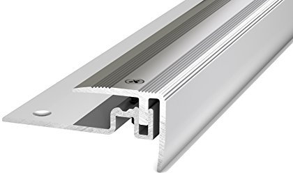 Prinz PS 400 Treppenkantenprofil -Für Belagstärken von 7-15 mm silber 250cm 30 x 25 mm