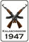 Deko 7 Blechschild Kalaschnikow 1947 30 x 20 cm