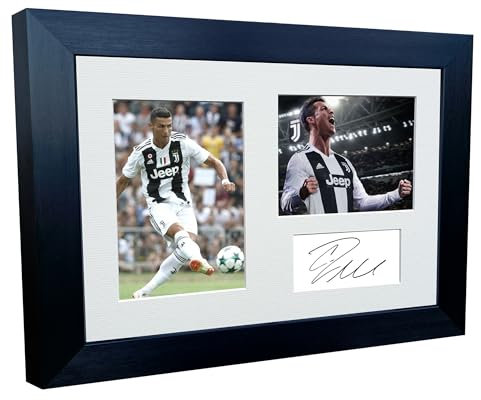 Cristiano Ronaldo Juventus Autogramm-Fotorahmen, A4, 30,5 x 20,3 cm
