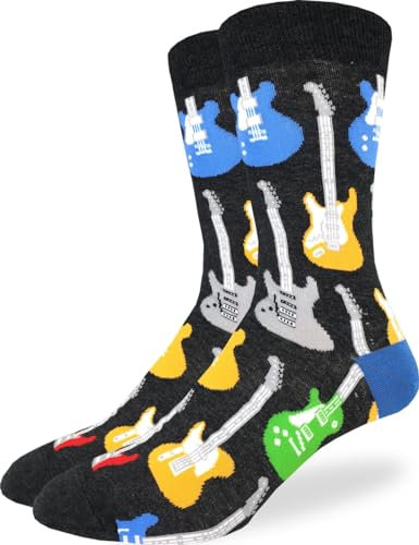 Good Luck Sock Herren-Musiksocken, Erwachsene, E-Gitarre, Einheitsgr��e