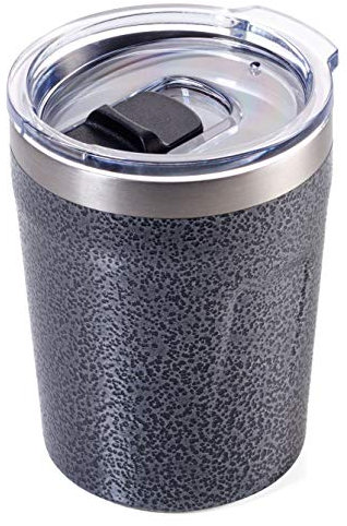 TROIKA Unisexe - Adulte Espresso Doppio Mug Isotherme Titane 90x70x70mm