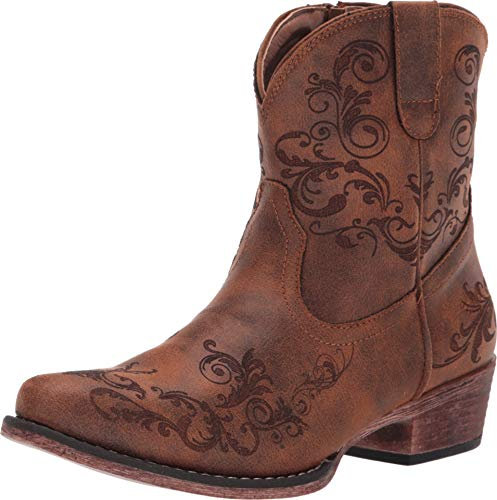 ROPER Stuff Corto, Stivali Western Donna, Marrone Chiaro, 41.5 EU