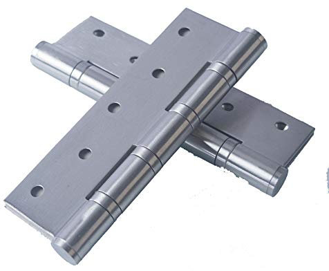 Door Hinge 6-Inch Stainless Steel Hinge Heavy-Duty Bearing Hinge Door Hinges 2-A (2Pcs)