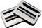 HSCGIN Ladder Lock Buckle 2PCS Gun Color Strong Metal Tri-Glide Tension Locks Slide Buckles Webbing Release Buckle Adjustable Backpack Strap Adjuster, Chrome, 47x34mm