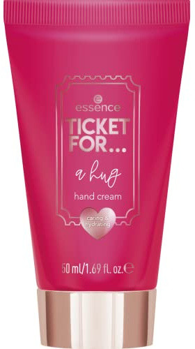 essence TICKET FOR. a hug hand cream, Nr. 01 Big Hearts Deserve Big Hugs!, weiss (50ml)
