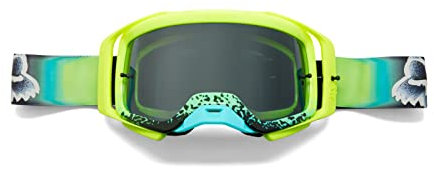 Schutzbrille FOX AIRSPACE HORYZN Fluorescent Gelb - Scheibe Grau Mirror + Clear