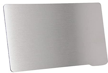 HysiPrui 3D-Harzdruckerplattform Halot One Plus 176 x 106 mm Flexible Stahlplatte mit magnetischer Oberfläche für Creaty SLA-Drucker