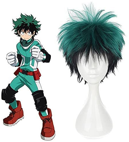 Izuku Midoriya Cosplay Perücke Boku No Hero Academia/Academy Cosplay Hair Wig Izuku Midoriya Deku Perücke