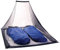 BABESA Betthimmel, Moskitonetz, Bettvorhang, Netzzelt, Reisen, Familie, tragbares Moskitonetz, Outdoor-Reisezelt, Moskitonetz, Camping, Wandern, Zelt, Pyramide, Bettzelt, atmungsaktives Außennetz
