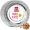 SOL Paquete de 24 platos de papel plateado, platos de fiesta plateados de 9 pulgadas para todas las ocasiones, plato plateado para Navidad, cumpleaños, vajilla de fiesta, cuaderno