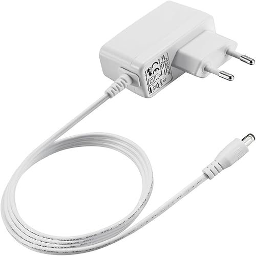 CABLEPELADO Alimentador 6V 1A, Adaptador de Corriente, Fuente de alimentación 6V, Alimentador de Pared 6V, Cargador 6V, Adaptador Alimentación, Conector DC 5.5 x 2.1 mm, Blanco