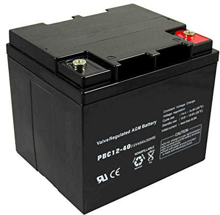 Batería AGM Ciclo Profundo 12V 40Ah PBC12-40