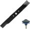 Spares2go Blade compatible with Honda HR194 HR195 HR19 PXE PB SE SXE SME Lawnmower + Sharpner Attachment