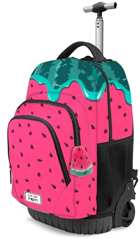 Oh My Pop! Melty Melon-Fan GTS Trolley-Rucksack, Grün, 32 x 47 cm, Kapazität 39 L