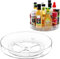 FLYSAVVY Porta Spezie per Cucina Portaspezie Piatto Girevole 2 pezzi Lazy Susan Frigo Organizzatore Ruotabile Portaspezie per Armadio Base Cabinet Lavandino Tavola Da Abito
