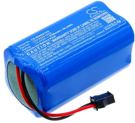 Battery For Ecovacs D83, Deebot U2, Deebot U2 Pro, DGN22, DGN22-11, ECOMB83, 220-6225-0020,