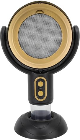 Hotte de Cuisine Portable, Hotte de Bureau avec Ventilateur D'extraction à 2 Vitesses, Ventilateur D'extraction Portable avec Filtre Amovible, Tasse de Collecte D'huile, Mini
