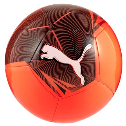 PUMA PUMA Big Cat Ball, Unisex Trainingsbälle, Glowing Red-PUMA Black, 5-084589