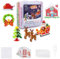 5000 Stück Bügelperlen Set,Bügelperlen Weihnachtsthema 5MM mit Steckplatte,Muster,Bügelpapier und Aufbewahrungs Box,Bastelset Kindergeburtstag für Geschenk Bastel,Schmuck Deko,Weihnachtsdekoration