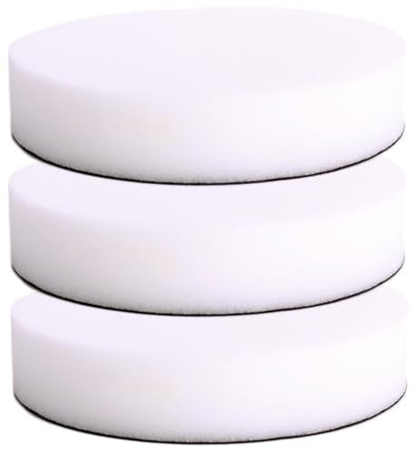 Vossner® Polierschwamm weiß Soft 180mm 37mm Kletthaftung für Poliermaschine (3)