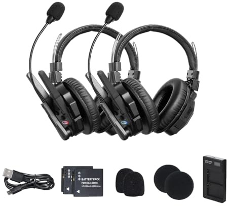 SYNCO XTalk Xmax Doble Oreja 2,4GHz Sistema de interfono inalámbrico Auriculares Bluetooth Dúplex Completo Maestro Aleatorio (2)