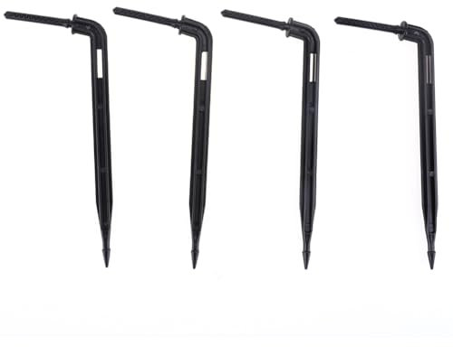 50 Stück Bewässerung Sprinkler, Pfeil-Tropfer, Emitter, Bewässerungsset, Gewächshaus, Gartenbeschläge (Schwarz)