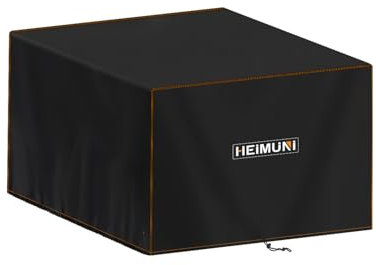 HEIMUNI Funda para Barbacoa Exterior Impermeable, 55x50x38cm Funda Protectora para Barbacoa 420D Oxford Funda Parrilla Exterior Cubierta BBQ de Parrilla para Ninja Woodfire OO101UK