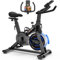 Velo d Appartement, CHAOKE Vélo d'appartement Silencieux avec Résistance Magnétique Réglable, Vélo d'exercice d'intérieur avec App et écran LCD, Pour Entraînement Cardio, Capacité 150KG